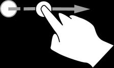 Kahekordne puudutus Puuduta ekraani ühe sõrmega kiiresti kaks korda järjest. Näide kasutusvõimalusest: suurendamine.