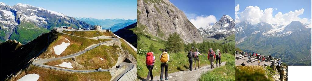 3. päev Sõidame bussiga ca 100 km kaugusele avastama Austria kõrgeima mäe Grossglockneri matkaradasid.