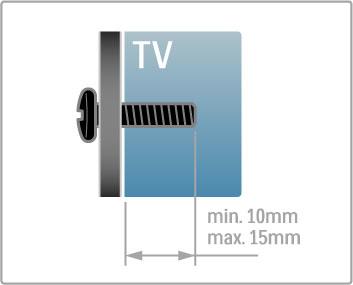 1.2 Paigaldamine Telerialus või seinakinnitus Kui teler on paigaldatud telerialusele, siis veenduge alati, et teler asub kõval pinnal.