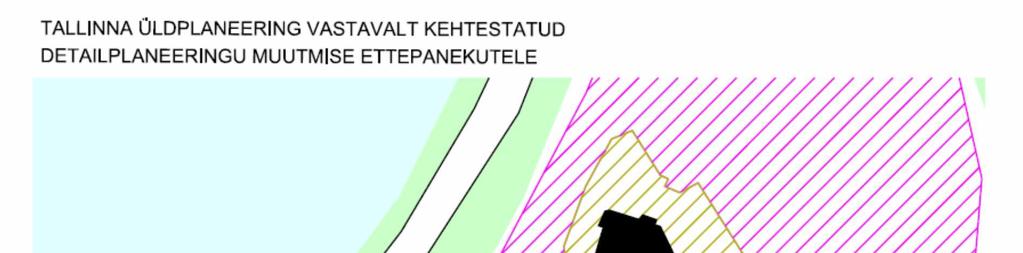 6.2 VASTAVUS DETAILPLANEERINGU KOOSTAMISE ALGATAMISE OTSUSELE Detailplaneering algatati Tallinna Linnavalitsuse