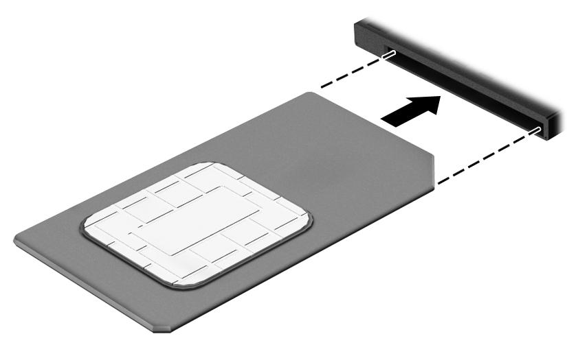 SIM-kaardi sisestamiseks toimige järgmiselt. 1. Lülitage arvuti sulgemiskäsu abil välja. 2. Sulgege ekraan. 3. Lahutage kõik arvutiga ühendatud välisseadmed. 4.
