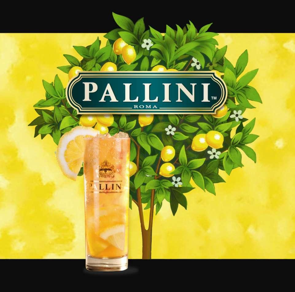 PLB Pallini, Lemon (sidrun) ja Bitter Klaasi põhja pane 2 viilu