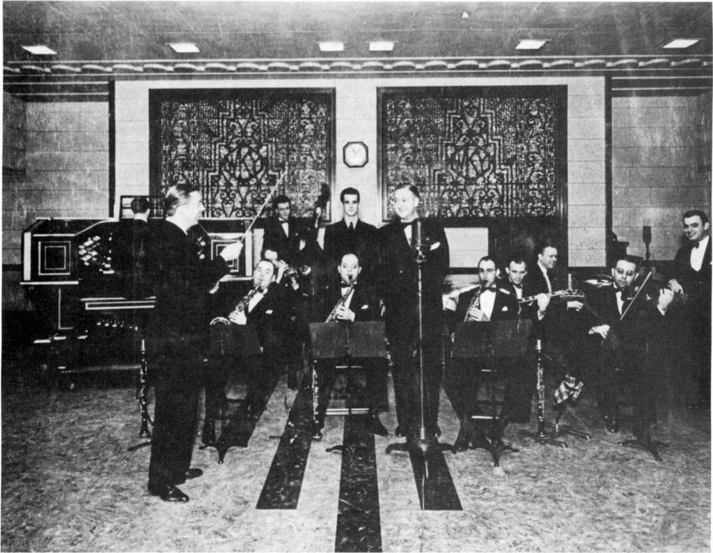 One of the many live musical groups jeatured on WKY. This photograph studios about 1939. (Courtesy Oklahoma Publishing Company.