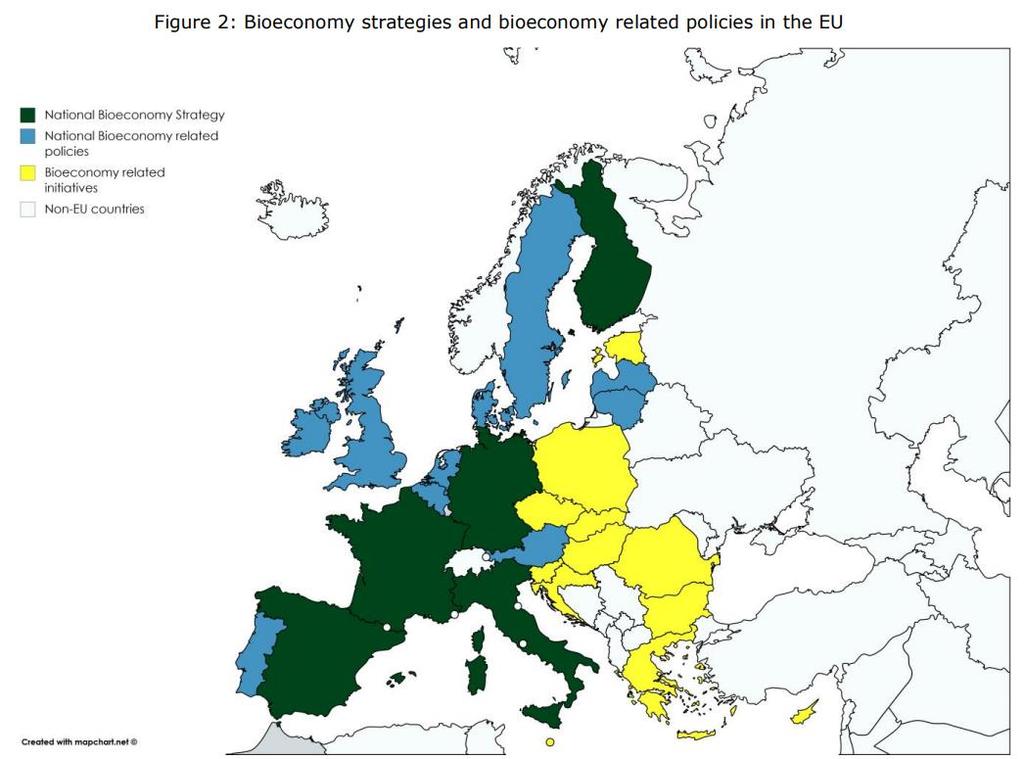 Biomajandus Euroopas EL biomajanduse arengukava 2012, mida uuendati 2018 oktoobris Paljud EL liikmesriigid on lisaks vastu