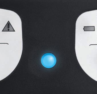 Kui sinine LED vilgub, tuleb seade saata kontrollimisele. Kui ühe laadimissektsiooni sümbol on enne aku sisestamist punane (jn 3), on see laadimissektsioon vigane.