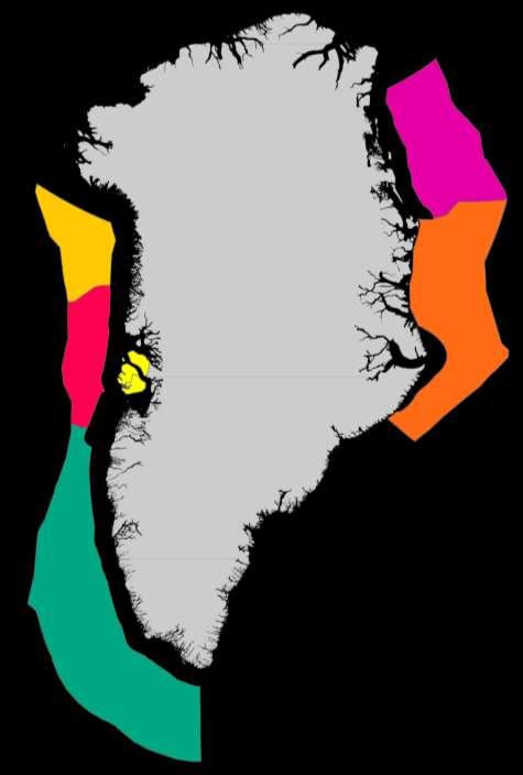 Piffissat akuersissutinut qinnuteqarfissarititat Ansøgningsperioder for Licensansøgninger Northeast Greenland Nunap immikkoortua Region