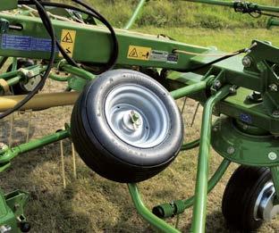 Friløb For traktorer med PTO-bremse giver friløbet på transmissionsakslen til rotorer med og til 6,70 m arbejdsbredde mere