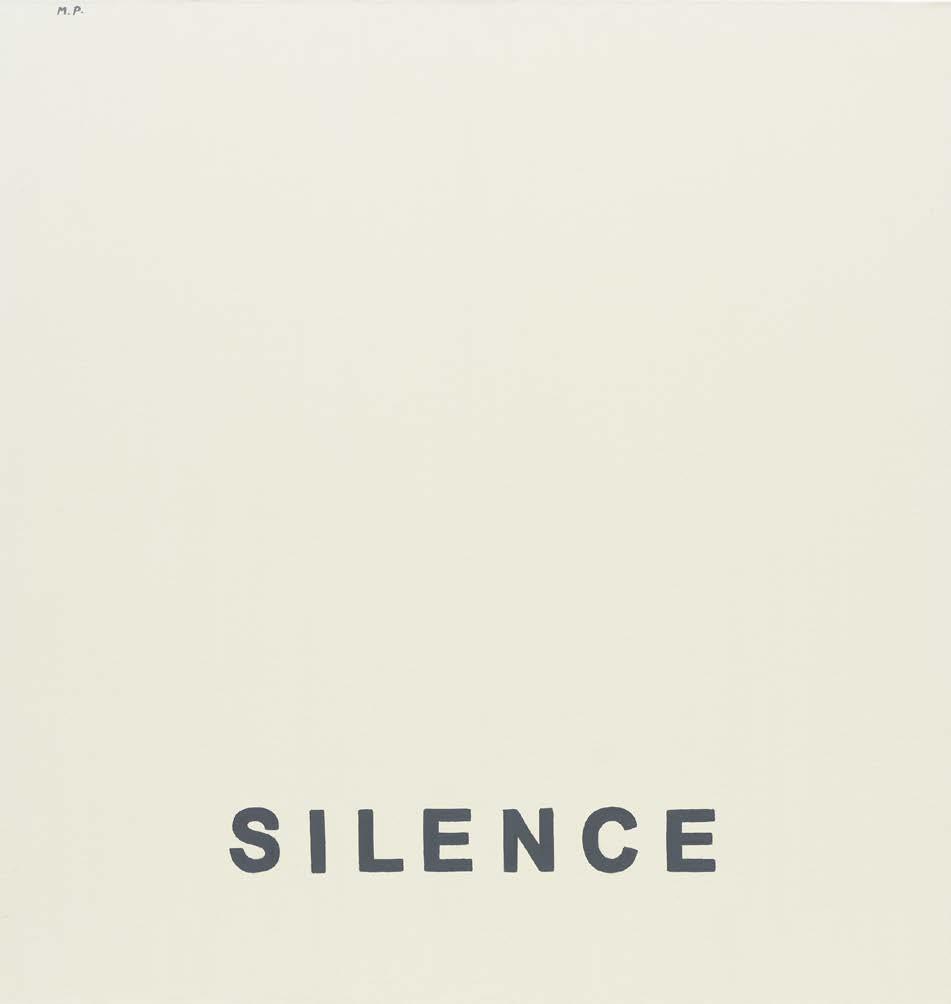 MALL PARIS (1954) SILENCE Õli, lõuend / Oil, canvas 125 120