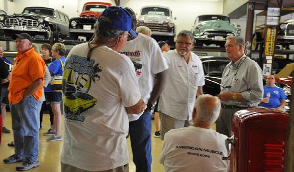 David s car with an Azalea Trail Maid Mopar Club Visits the Henderson Collection Friday, April 26 the Henderson s hosted the