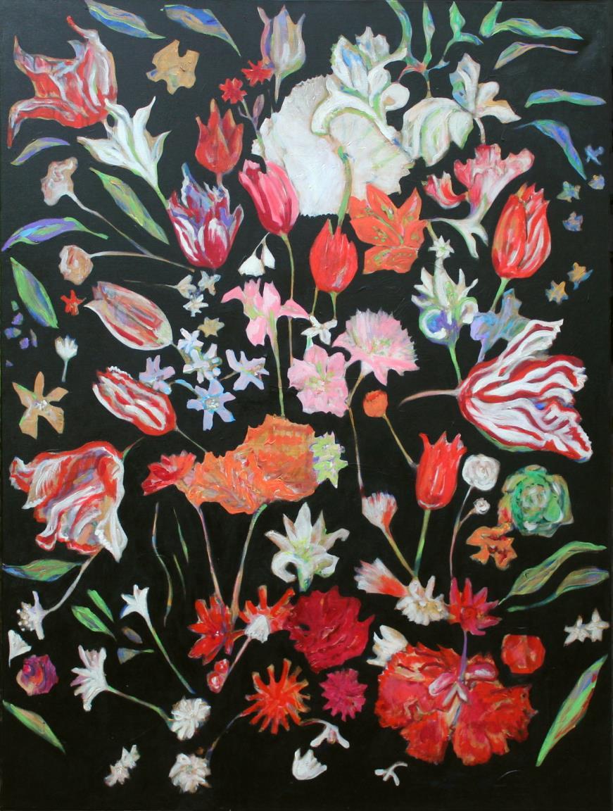 "Flowers" 160x120 cm