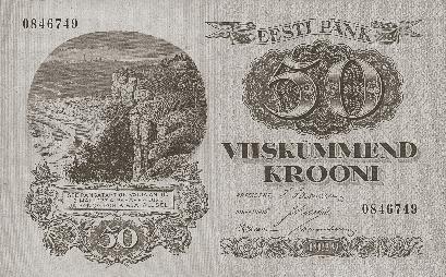 Kõik Eesti paberkroonid kujundas Günther Reindorff.
