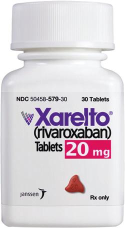 PAGE 19B MEDICAL ALERT Have you suffered Internal Bleeding or other complications due to taking the drug Xarelto? You may be entitled to Compensation.