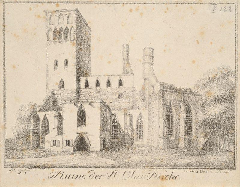 Põhjus linna kõrgeima ehitise teravatipuline tornikiiver (124 m), mis on äikest ligi tõmmanud ja mitmele põlengule alguse pannud. Viimane suurem tulekahju oli 1820, misjärel kirik taastati.