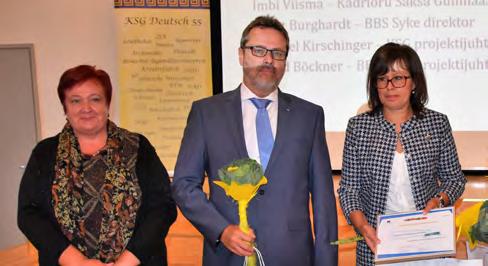 septembril Kadrioru Saksa Gümnaasiumis saksa keele õppe 55. aastapäevale pühendatud sümpoosionil Keelterikkus Eestis ja Euroopas. Mitmekeelsemaks saksa keelega.