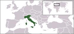 Ristviite lisamine Itaalia Insert - Cross-reference Itaalia Vabariik on riik Euroopas (vaata Joonis 1).