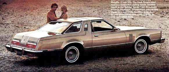 Torino Bird: 1977-79 Why: No longer a sibling to the Continental, this Thunderbird was based on the Ford Torino.