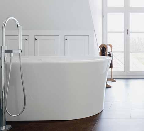 Productkleur Wit Modern, jong design Optimale benutting van de ruimte DUSCHOLUX hecht steeds weer waarde aan een breed spectrum van standaard baden in verschillende vormen en