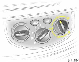 Soojendus, tuulutus 81 Soojendus, tuulutus Soojendus- ja tuulutussüsteem Opeli õhuvahetussüsteem: külma ja sooja õhu segamisega saab temperatuuri viivituseta reguleerida ja kõigi kiiruste juures