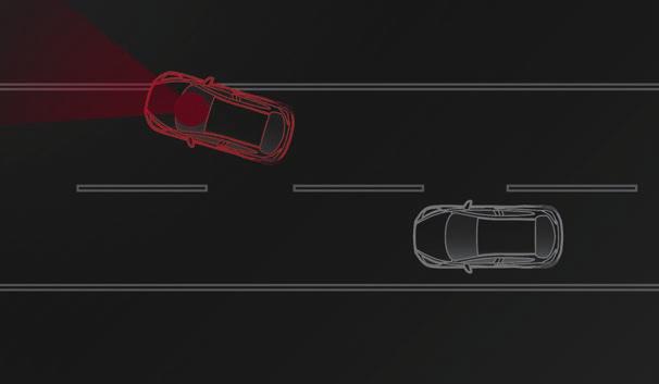 SÕIDURAJAL PÜSIMISE ABISÜSTEEM Mazda sõidurajal püsimise abisüsteem muudab sõitmise ohutumaks, kasutades teekattemärgiste tuvastamiseks tuuleklaasi paigaldatud kaamerat.