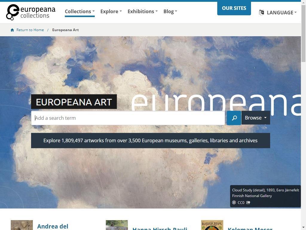 Globaalne andmekogu Europeana