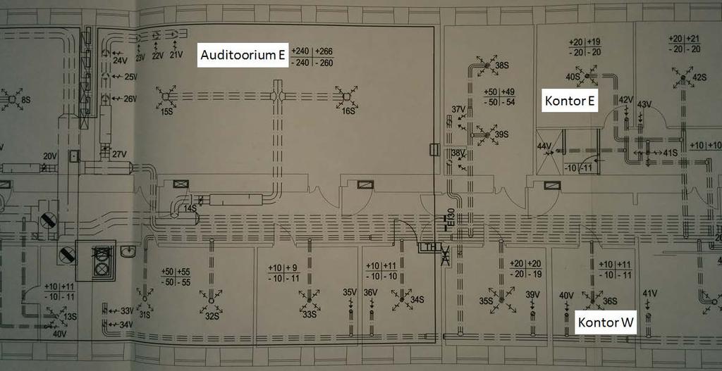 Välja valitud ruumide projekteeritud ja mõõdistatud õhuvahetus on näha joonistel A.6 ja A.7, kus on kujutatud fotod ventilatsioonisüsteemi mõõdistuspassist.