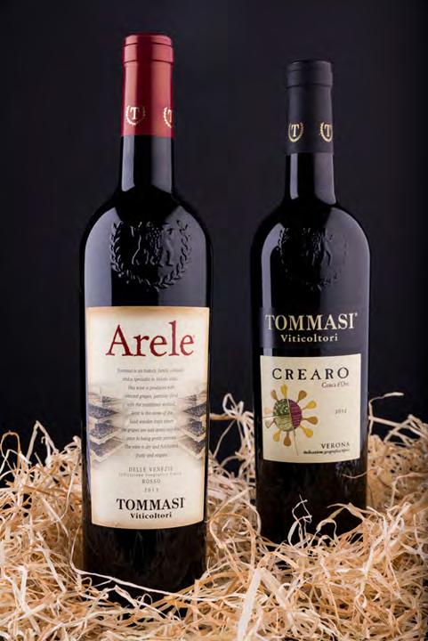 Tommasi Arele ja Crearo Itaalia Tommasi Arele segus kasutatakse osaliselt Appassimento meetodil valminud veini, mis on pressitud kuivatatud viinamarjadest Tommasi Arele on intensiivne su gavpunane
