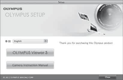 OLYMPUS Viewer 3 Operatsioonisüsteem Protsessor RAM Vaba kõvaketta ruum Ekraaniseaded Windows XP (hoolduspakett 2 või uuem)/windows Vista/Windows 7/ Windows 8 Pentium 4 1,3 GHz või parem (fi