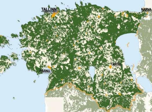 Vahe-Eesti loodusmaatike vöönd: Jääaja järgne
