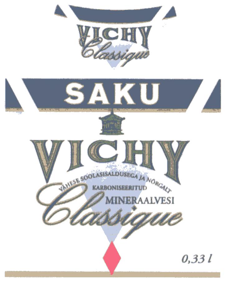 2007 oli kaitse all taotleja kaubamärk nr 23203 SAKU VICHY Ka see kinnitab seda, et tähise VICHY on taotleja poolt oma kaupade eristamiseks kasutanud enne vaidlustatud kaubamärgitaotluse esitamist.
