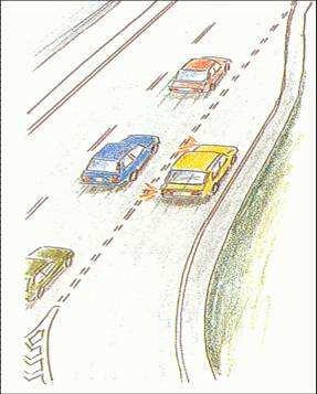 Kiirendusrada Kui teele sõitmiseks on kiirendusrada, peab juht: saavutama vajaliku kiiruse kiirendusrajal ning alles seejärel liituma tee