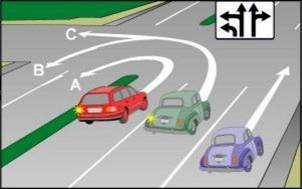 Vasak- ja tagasipööre Kui liiklusmärgiga on lubatud vasak pööre