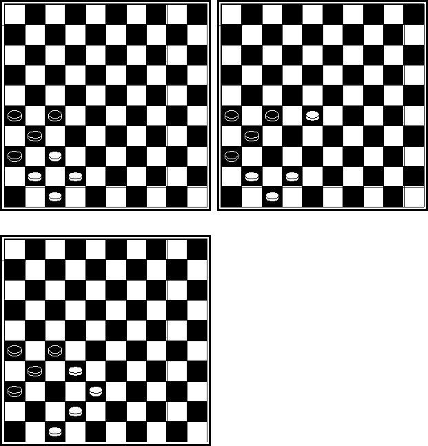Must kaotab 5 + 6 = 11 tempot. Valge võidab 11 1 = 10 tempot. 4.8 Sa pead vaatama, mis juhtub kui valge mängib 27 22. Seega kaotab valge kivid 22 ja 28, samal ajal kaotab must kivid 18 ja 19.