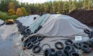 SETTING NEW TARGETS IN WASTE MANAGEMENT Elanike poolt jäätmejaamadesse toodud aia- ja haljastujäätmetest toodetakse komposti.