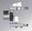 Segamissõlm Laser Series Pro Varustus: - 3-käiguline ventiil ESBE VTA372 - elektrooniline pump Wilo Yonos Para /60 sisseehitatud temperatuuripiirikuga (ülekuumenemiskaitsmega) - termomeetrid