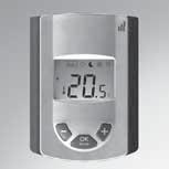 põrandaküte ühik Juhtmetega automaatikaelemendid Termostaat TempCo Basic 230 V Kahepunktiline elektrooniline regulaator Õhutemperatuuri andur Paigaldus vedrulukule krohvialusel ühenduskarbil