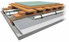 Süsteemi Erirakendused elemendid põrandaküte Põrandaküte erirakendused Vesipõrandaküte leiab kasutamist tänu oma võrreldamatutele eelistele nähtavate kütteelementide puudumisele, soojusvahetusele