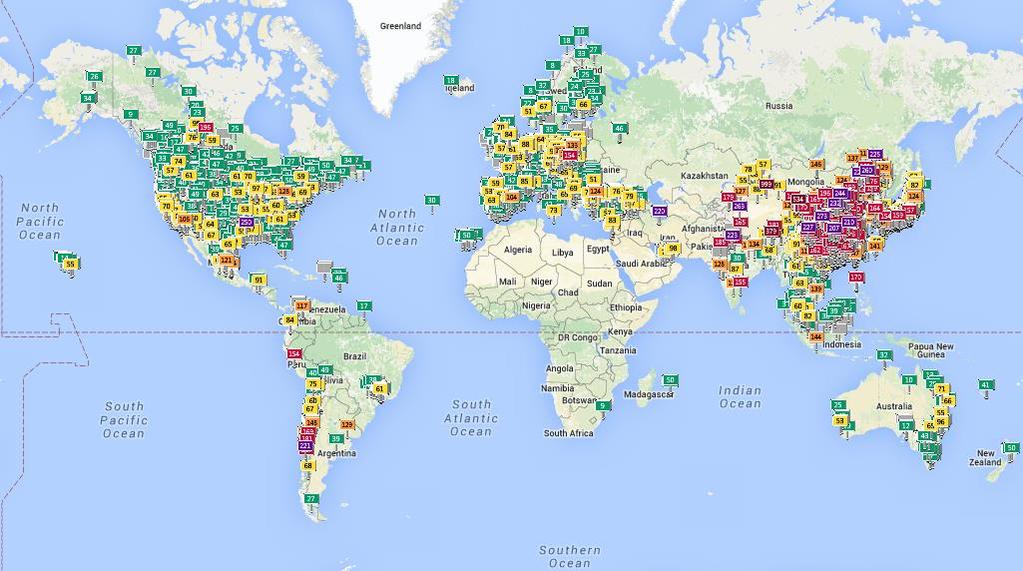 Maailma õhukvaliteedi indeks https://waqi.