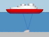 Tööpõhimõte Ultraheli kasutatakse laevanduses merepõhja sügavuse ja reljeefi määramiseks. Kajaloodi saatja suunab merepõhja lühikese ultrahelisignaali.