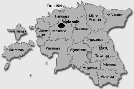 1. Asukoht, territoorium ja kujunemine 1.1. Asukoht Rapla vald asub Põhja- ja Kesk-Eestis Rapla maakonna keskosas.
