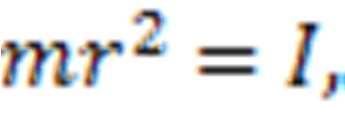 42 Translatsioon E kin = 1 2 m v 2. Rotatsioon 1 2 2 2 E kin = m r ω. Tähistades saame kineetilise energia avaldistele anda sarnase kuju E kin = 1 2 m v 2 1 2 2 E kin = I ω.