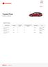 Toyota Prius Hinnad ja varustused Hübriid (bensiin) Mootor ja Kere Käigukast CO₂ emissioon (g/km) Kombineeritud kütusekulu (l/100 km) Varustustase Hin