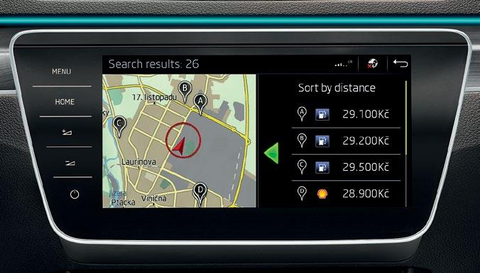 Süsteem tuvastab ja kuvab sõidukile sobiva kütuseliigi andmeid automaatselt.