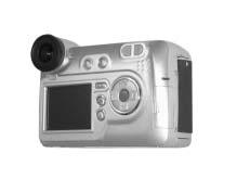 Kaamera osad 12 13 14 15 16 11 1 2 10 3 9 8 7 6 5 4 # Nimi Kirjeldus 1 Kaelarihma kinnituskoht 2 Tuli Power/Memory (Toide/mälu) Võimaldab kinnitada kaelarihma (kinnituskoht on kaamera mõlemal küljel)