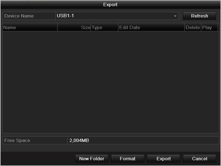 Valige kanal/kanalid mida soovite varundada ja vajutage nupule Quick Export. 2.