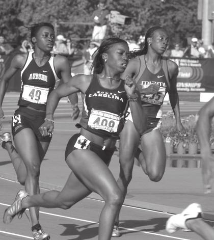Watkins (400m Hurdles) Aleen Bailey & Erica Whipple USA Championships Participants Miki Barber (400m) Chelsea Hammond (Long Jump) Tiffany Ross (400m Hurdles) Shevon Stoddart (400m Hurdles) Erica