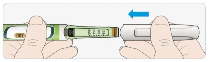 Mitte lasta külmuda. Kasutusele võetud Hoida pen-süstel toatemperatuuril, kuni 30 C. Ärge kunagi pange pen-süstlit tagasi külmkappi. Ärge kunagi hoidke pen-süstlit koos kinnitatud nõelaga.
