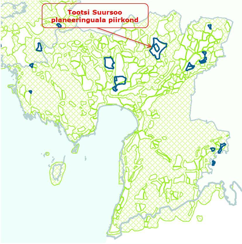 32 Rohevõrgustik Pärnumaa roheline võrgustik on määratletud maakonna teemaplaneeringuga Asustust ja maakasutust suunavad keskkonnatingimused ning täpsustatud omavalitsuste üldplaneeringutega.