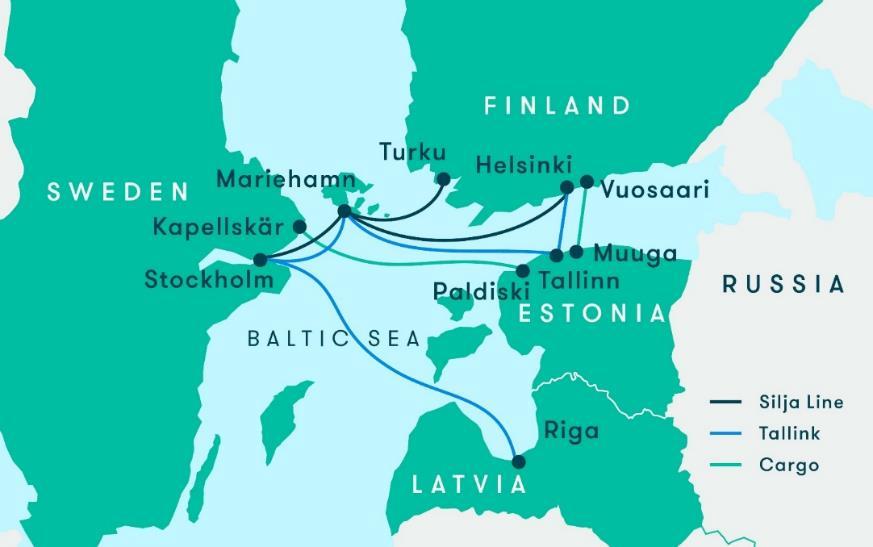2018 Kõigi aegade suurim reisijate arv Tugev kaubaveo müügitulu kasv Kruiisilaeva Baltic Princess pikalt kestnud hooldustööd esimeses kvartalis Kontserniülese laevade renoveerimisprogrammi jätkamine