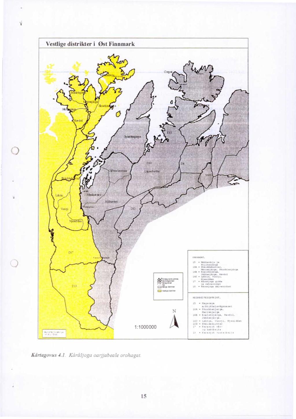 Vestlige distrikter i Ost Finnmark a.