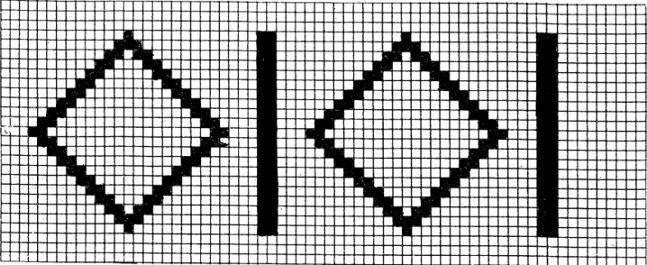 Tuniispinnakiri on enamasti geomeetriline, moodustades rombilisi ja sakilisi mustreid (Joonised 11, 12, 13, 14).